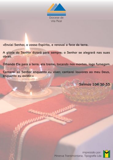 Folheto Crisma – Diocese de Vila Real – Verso